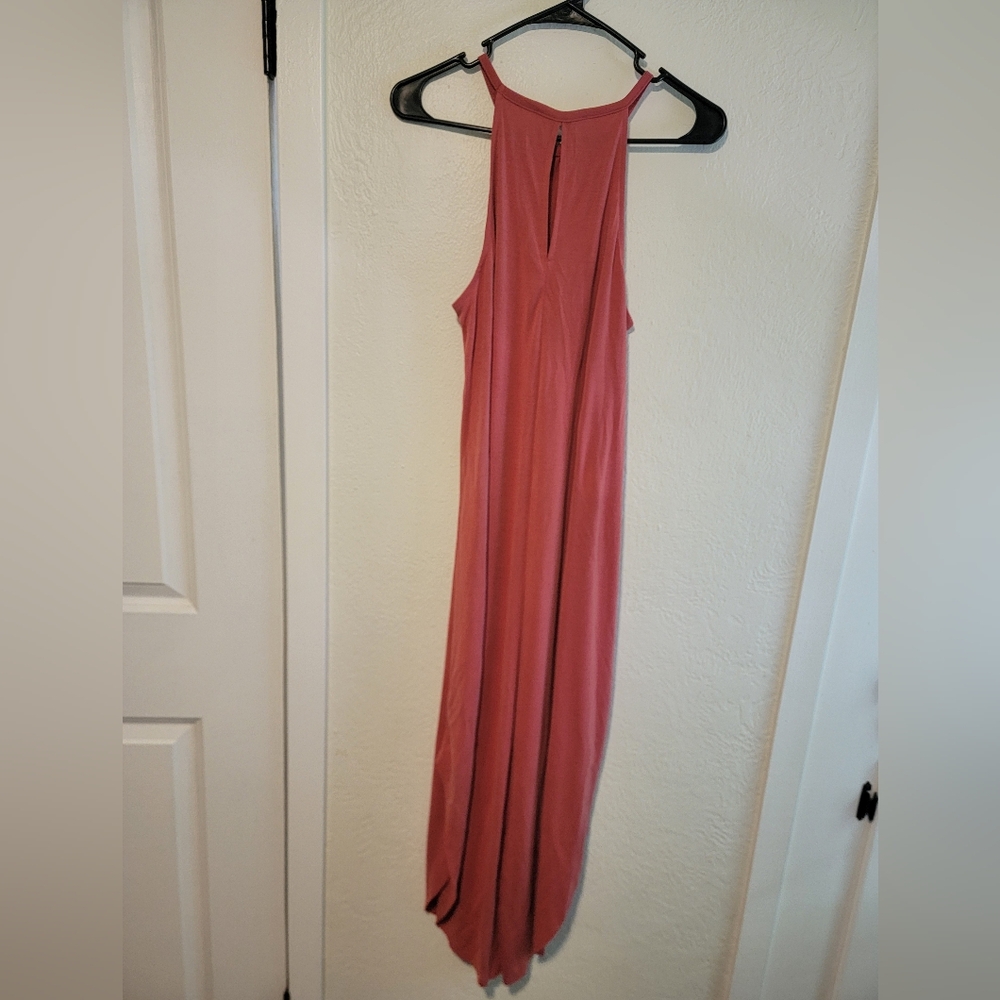 Double Zero Curved Hem Sleevless Soft Basic Dress… - image 4